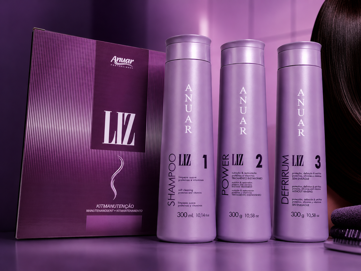 Kit manutenção Liz - cosméticos profissionais